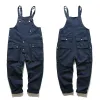 Mens Pants Safari Style Mti-Pocket Overalls Men Streetwear Work Cargo Jumpsuit Dungarees Baggy Bib Trousers Drop Delivery Apparel Clot Dhzao