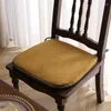 Almofada antiderrapante assento s almofada de cadeira macia com laços respirável capa destacável para cozinha/sala de jantar/escritório/jardim