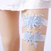 2pcs Casamento Garter Bordado Floral Gartes sexy Sexy Mulheres/Feminino/Noiva Ring Ring Bridal Lace Ring Loop 73f5#