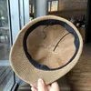 Wide Brim Hats Bucket 2021 Octagonal Hat Straw Summer Thin News Boys Painter Adjustable Rope Knitted Beret Breathable Beach H240330