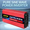 Pure Sine Wave Inverter EU Socket Auto Accessories DC 12V/24V tot AC 220V Spanning Transfer Converter laadadapter LED -display