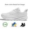 Scarpe da corsa da jogging da uomo in rete da donna all'ingrosso Clifton 9 Bondi 8 Scarpe da ginnastica per persone libere Piattaforma Triple Bianco Nero Bellwether Blu Scarpe da ginnastica per sport all'aria aperta