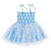 Girls Dresses Ma Baby 6M-4Y Toddler Infant Kid Dress Floral Print Tle Tutu Party Birthday Holiday For Summer Costume Drop Delivery Kid Dhksg