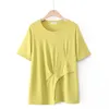 Big Size Dames Dr 2022 Lente Zomer Nieuwe Stijl Losse Plus Size Slanke Korte Mouwen T-shirt U3Oa #