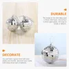 Figurines décoratives, boules de miroir, boule brillante de fête, ornement d'arbre de noël, accessoire de décoration Disco, décoration suspendue pour Bar