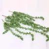 Fiori decorativi 1 pezzo pianta artificiale amante lacrime finto verde appeso a parete giardino di Natale decorazione della casa accessori per decorazioni per feste di nozze