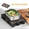 Decorative Figurines Wood Tray Carbonized Pallet Wooden Place Mats For Desk Essentials Home Food Serving Trivets Dishes