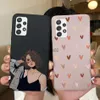 Étuis de téléphone portable pour Samsung A52 A52S A53 Mignon Cool Girl Heart Matte Fashion Flower Case Cover Lembut Galaxy A 52 4G 5G Funda yq240330