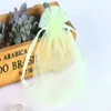 Sacs de rangement 100pcs cadeau de Noël de mariage présentoir d'emballage de bijoux en organza pour le stockage et la collecte
