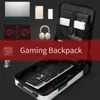 Gaming Laptop Mochila Anti-roubo À Prova D 'Água Mochila USB PC Hard Shell Busin Mochila de Viagem Estereótipo Saco de Jogo 17.3 P2UC #