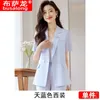 Women's Two Piece Pants Summer 2024 Short Sleeve Business Clothing Style Small Suit Jacket Formal Wear Slim Fit Fashion