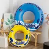 Утолщенный круг для плавания с ручкой, надувное игрушечное кольцо для детей и взрослых, украшения для вечеринки у бассейна 240322