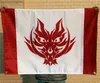 96x64cm Game Flag Banner Cape Cosplay Tribe Horde Big Flag Blood and Dawn Game Cosplay Bar Halloween 240327