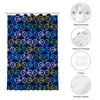 Tende da doccia Blu Bagno Bicicletta Bicicletta Ciclismo Tenda divisoria impermeabile Divertenti accessori per la decorazione della casa