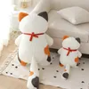 Japon appelant apporter la fortune chat peluche animaux en peluche fleuris