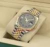 Z papierami pudełkowymi Wysokiej jakości Watch Nowa wersja 41 mm czarny indeks Fled Bezel 126334 Kompletny mechaniczny automatyczny Men039s Watch3659993