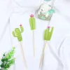 Altre forniture per feste festive Cactus Cake Topper Buon compleanno Personalizzato Baby Shower Ragazzo o ragazza Topper con palline spinose per Drop Deli Dhyo1