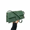 brand Designer Suede Women's Shoulder Bag Retro Crossbody Bag Trapezoid Handbag 2023 Winter New Trend D4YY#