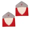 Chair Covers 2Pcs Seat For Chairs Christmas Decor Wingback Slipcovers Snowman-Chair