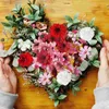 Decorative Flowers 100 Pcs Christmas Decor Flower Heads For Crafts Silk Fake Artificial Small Faux