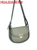FI Designer Women's Bag Tote 2023 Nouveau sac à bandoulière Ctrast Saddle pour femmes Pu Leather Sac à corps croisé simple Fenale K7D9 #