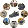 Stiefel neue Sicherheitsschuhe für Männer Stahl Zehen Schuhe Konstruktion Industrieschuhe Arbeiten Sneaker AntipUNTURE -Sicherheitsschuhe plus Größe 50