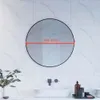 1pc eenvoudige badkamer ronde muur hangende explosieveilige aanrecht make-up spiegel, huisdecoratie