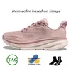 Topkwaliteit Clifton 9 Bondi 8 Hardloopschoenen Dames Heren Mesh Cloud Jogging Hardloopschoenen Platform Triple Wit Zwart Vrije mensen Buitensporten Sneakers Hardlopers