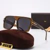 Stilvolle Tom Brand Ford Sonnenbrille, Designer-Damen-Sonnenbrille mit großem Rahmen, TF-Marke, Herren-Hip-Hop-Sonnenbrille