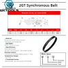 GKTOOLS C-11 3DプリンターGT2 6MM閉ループラバー2GTタイミングベルトの長さ468 480 484 488 494 500 520 524 528 540 mm