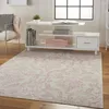 Halılar Ivory/Pembe Halı Oturma Odaları için 5 ft x 7 Ev Dekorasyonları Dekor Halıları Zemin Tekstil