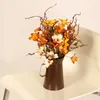 Buquê de flores artificiais coloridas de flores decorativas para durabilidade de longa duração interna ou externa realista