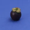 パーティーデコレーション人工果物ミニチュアマンゴステーンモデル偽の果物シミュレーション装飾工芸品