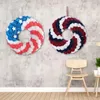 Decorative Flowers Independence Day Garland Decorations Home Holiday Dress Up Props Wall Letters With Wreath