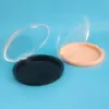 Bouteilles de rangement vides 82mm 90mm 100mm, diamètre intérieur, couleur peau noire, pâte ronde de poitrine, soutien-gorge en Silicone, NudeBra Nubra, boîte de 24 pièces