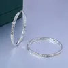 Hoop Huggie Hie Crystal Boucle d'oreille en acier inoxydable pour femmes Bijoux hypoallergéniques Oreilles sensibles Grandes boucles d'oreilles cerceaux Drop Delivery Dhamn