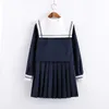 Women Dr Suit Set Japan Preppy Style Stycznie Kawaii High School School Girls Sailor Collar Mundlif V1gd#