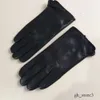 Gloves Designer Leather Touch Screen Gloves Soft Warm Short Wool Motorcycle Rider Gloves 888