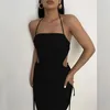 Women Summer Slim Fit One Step Dress Calter Backless Sexy Girl Ubrania