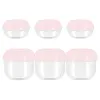 Storage Bottles 6pcs Creams Lip Moisturizer Leak Proof Portable TSA Approved Lotion For Toiletries Ligthweight Travel Containers