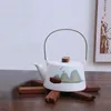 Tapetes de mesa para cocina, almohadilla aislante de madera duradera para decoración fácil del hogar, tapete para taza de té, uso duradero, rústico