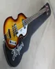 McCartney H5001CT Contemporary Violin Deluxe Bass Tobacco Sunburst Electry Guitar Maple Top Back 2 511bステープルピックアップ6793207