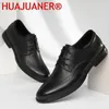 Chaussures décontractées hommes formelles en cuir véritable Oxford pour hommes italien Style Brogue robe de mariage vache Luxe affaires