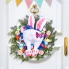 パーティーの装飾カラフルなイースターのドアオランメント壁の卵の家のための幸せな装飾