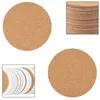 Maty stołowe Maty Cork Coasters 60pcs antypoślizgowa izolacja ciepła powierzchniowego dla arkuszy Kolor drewna Wysoka jakość