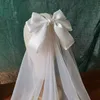 white Wedding Veil Bow Hairpin Sweet Bride Small Short Veil Stu Photography Dr Hair Korea Japan Q5TE#