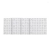 Kitchen Storage 1Set Wall Hanging Pegboard Organizer White For Craft Room Garage Living