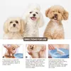 Vêtements pour chiens UEETEK Pet Stain Remover Peigne Portable Puce de poche avec des dents fines pour outil de brosse de toilettage (blanc)