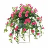 Decoratieve Bloemen Kransen Kunstzijde Bloemen voor Tafeldecoratie Nep Wijnstok Petunia Rotanen voor Bruiloft Thuis Feest DIY Tafel Hangende Mand DecorL2403