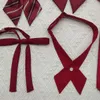 Kobiety solidne lub czerwone paski lg krawat dziewczęta krawat krawat krawat dławik dla japoński